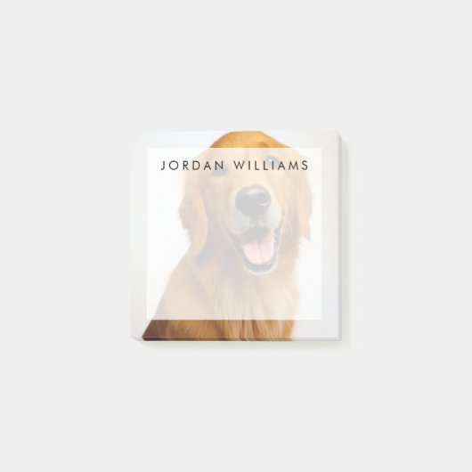 Golden Retriever Smile Post-it® Notes (Voorkant)
