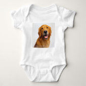 Golden Retriever Smile Romper (Voorkant)