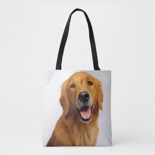 Golden Retriever Smile Tote Bag (Voorkant)