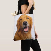 Golden Retriever Smile Tote Bag (Dichtbij)