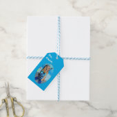 Golden Retriever Snorkeler Cadeaulabel (Met Touw)