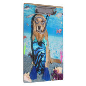 Golden Retriever Snorkeler Klembord (Rechts)