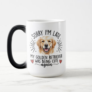 Golden Retriever Sorry Dat Ik Te Laat Ben Funny Ho Magische Mok