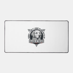 Golden Retriever Sorry I Have Plans Hondenliefhebb Bureaumat