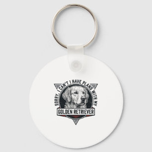 Golden Retriever Sorry I heb plannen Hond Liefhebb Sleutelhanger
