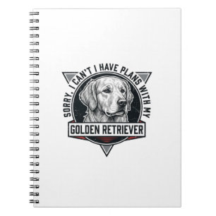 Golden Retriever Sorry I heb plannen Hondenliefheb Notitieboek