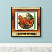Golden Retriever Sporting Dog Canvas Afdruk (Insitu (Houten vloer))
