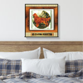 Golden Retriever Sporting Dog Canvas Afdruk (Insitu (Slaapkamer))