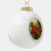 Golden Retriever Sporting Dog Keramische Bal Ornament (Links)