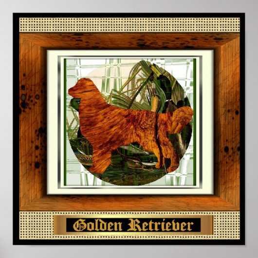 Golden Retriever Sporting Dog Poster (Voorkant)