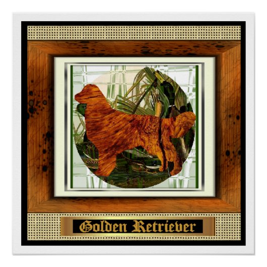 Golden Retriever Sporting Dog Poster (Voorkant)