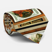 Golden Retriever Sporting Dog Stropdas (Opgerold)