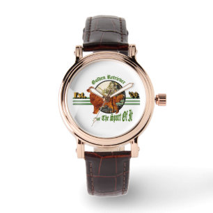 Golden Retriever Sporting Gifts Horloge