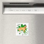 Golden Retriever St. Patrick's Dag Magneet (Insitu (Vaatwasser))