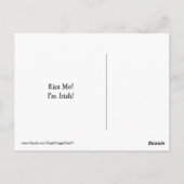 Golden Retriever St. Patrick's Day Briefkaart (Achterkant)