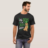 Golden Retriever St Patrick's Day Funny Dog Lover T-shirt (Voorkant volledig)