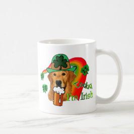 Golden Retriever St Patricks Day Koffiemok