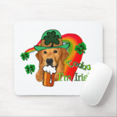 Golden Retriever St Patricks Day Muismat (Met muis)