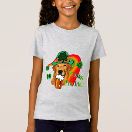 Golden Retriever St Patricks Day T-shirt