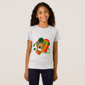 Golden Retriever St Patricks Day T-shirt (Voorkant volledig)