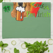 Golden Retriever St. Patrick's Day Theedoek (Gevouwen)
