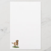 Golden Retriever Stationery Briefpapier (Voorkant)