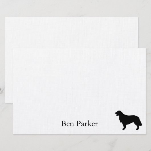 Golden Retriever Stationery Briefpapier (Voorkant / Achterkant)