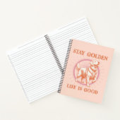 Golden Retriever Stay Golden Life is goed Notitieboek (Binnen)