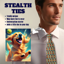 Golden Retriever Stealth-Stropdas Stropdas