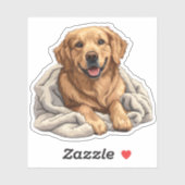Golden Retriever Sticker (Vel)
