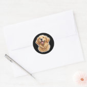 Golden Retriever Sticker (Envelop)
