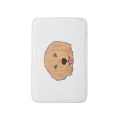 Golden Retriever Sticker Badmat (Voorkant Verticaal)