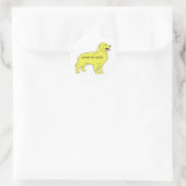 Golden Retriever Sticker Goed Als Goud (Tas)