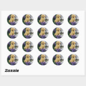 Golden Retriever Sticker Hydrangia (Vel)