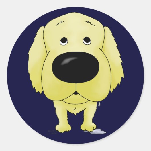 Golden Retriever Stickers (Voorkant)