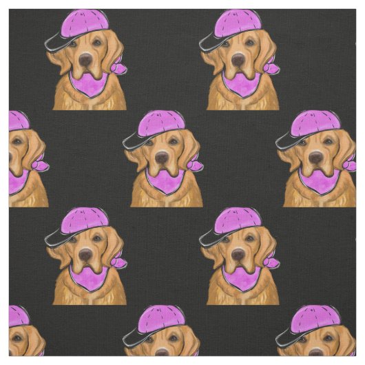 GOLDEN RETRIEVER STOF (Swatch)