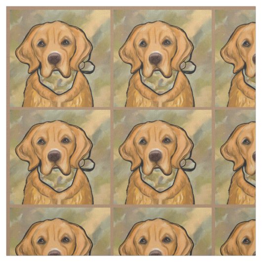 GOLDEN RETRIEVER STOF (Swatch)