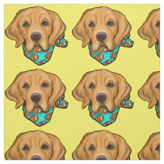 GOLDEN RETRIEVER STOF (Swatch)