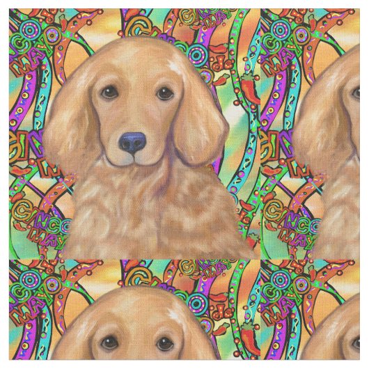 Golden Retriever Stof (Close Up)