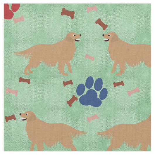 Golden Retriever Stof (Close Up)