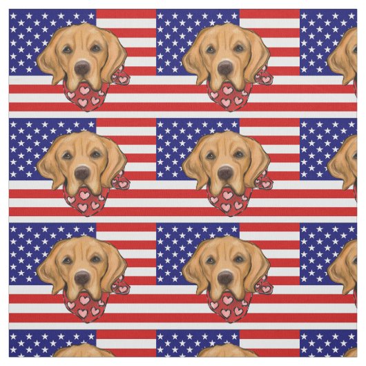 Golden Retriever Stof (Swatch)