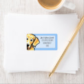 Golden Retriever Studio Sky Etiket (Insitu)