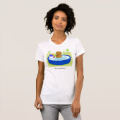 Golden Retriever "Summertime" T-shirt (Voorkant volledig)