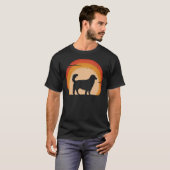  Golden Retriever Sunset T-shirt (Voorkant volledig)