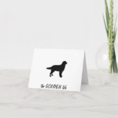 Golden Retriever Swimming Birthday Card Kaart (Achterkant)