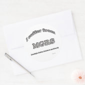 Golden Retriever-syndroom - Sticker (Envelop)