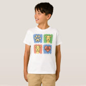 Golden Retriever T-shirt (Voorkant volledig)