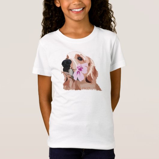 Golden Retriever T-shirt (Voorkant)