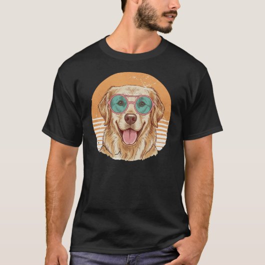 Golden retriever t-shirt (Voorkant)