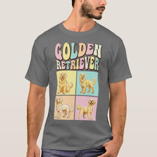 Golden Retriever T-shirt (Voorkant)